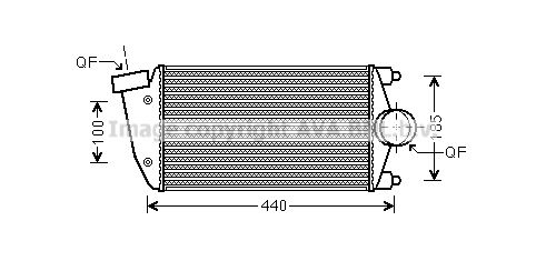 AVA QUALITY COOLING Интеркулер PR4069